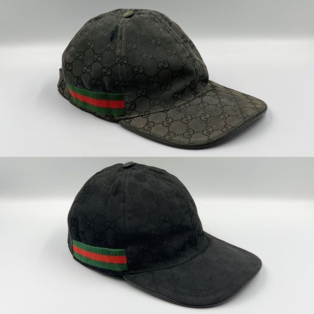 Gucci cap: cleaned, colour restored