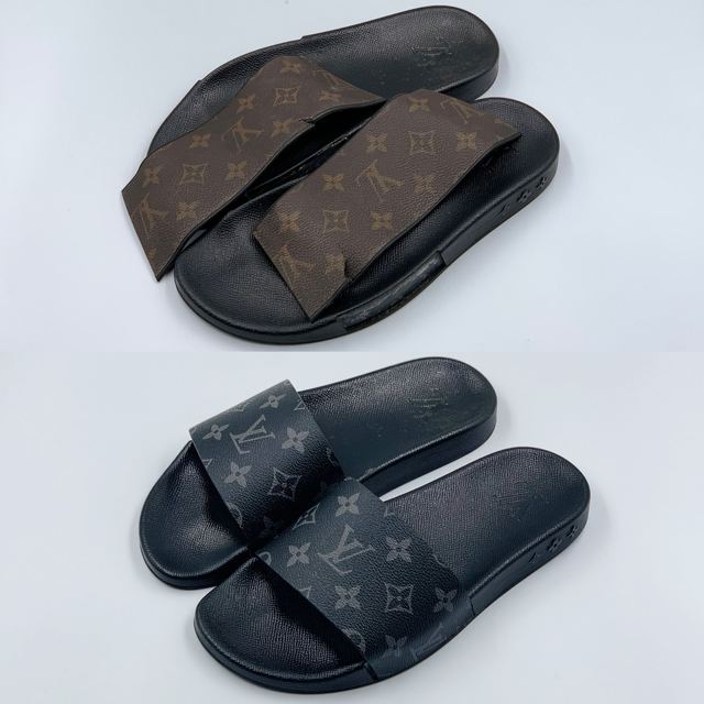 Louis Vuitton slides: straps remade