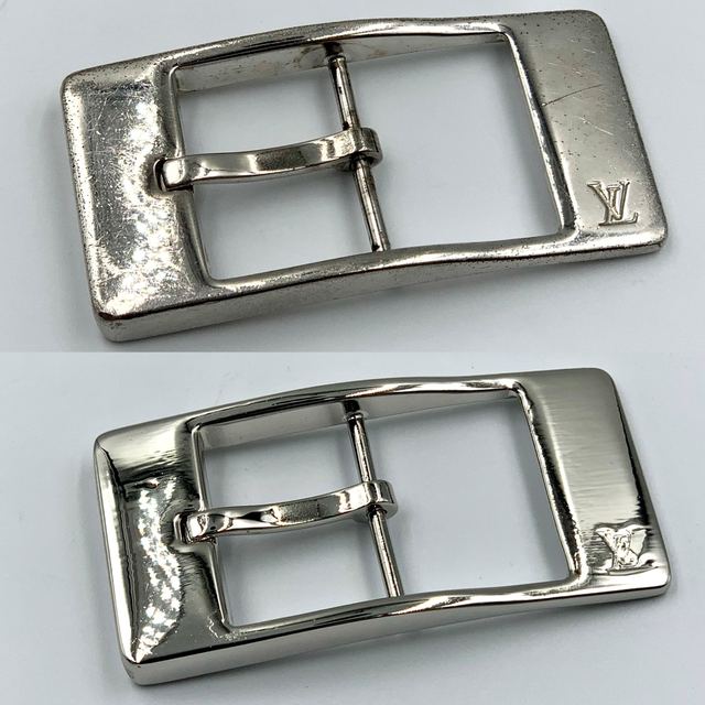 Louis Vuitton buckle: silver re-plated