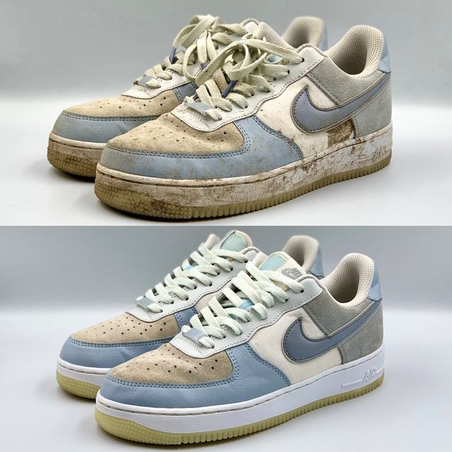 Nike Air Force 1: cleaned, soles whitened